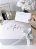 Boîte blanche Luxury aimantée personnalisée vide