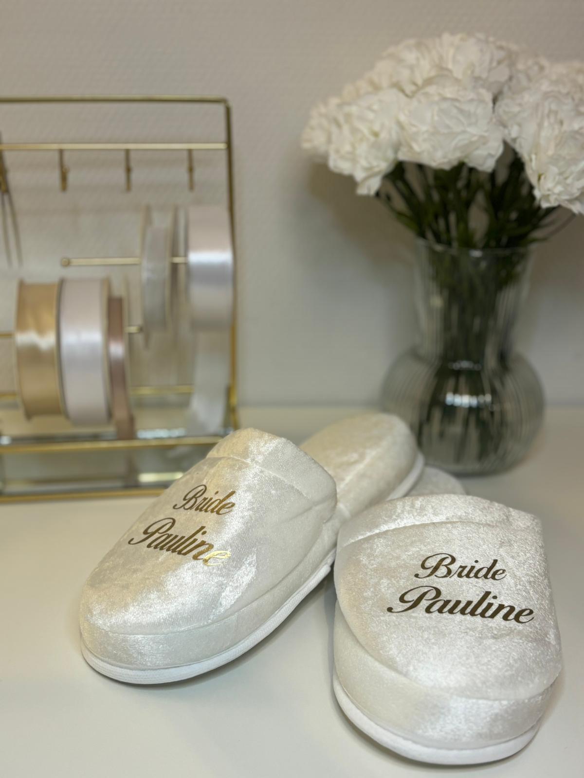 Chaussons velours mixte